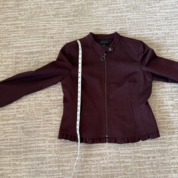 Ann Taylor Ruffled Bottom Jacket - Picture 3 of 5